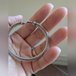 David Yurman Silver Cable Bracelet